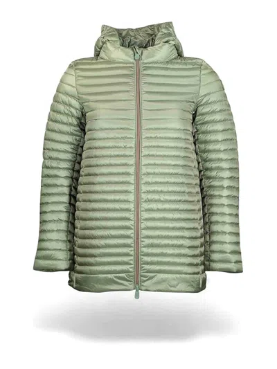 Save The Duck Padded Jacket In Green