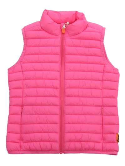 Save The Duck Padded Vest For Girls In Pink