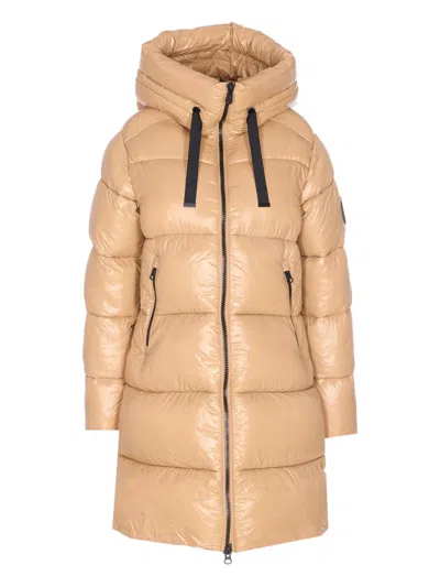 SAVE THE DUCK PADDED ZIP-FRONT COAT