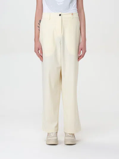 Save The Duck Pants  Woman Color Yellow Cream
