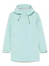 Save The Duck Lightweight Water-repellent Parka With Modern Silhouette In Green