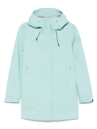 SAVE THE DUCK PARKA IN ACQUA GREENWITH HOOD