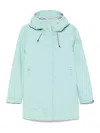 Save The Duck Lightweight Water-repellent Parka With Modern Silhouette In Green