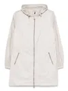 Save The Duck Lightweight Relaxed Fit Jacket With Hood In Grey