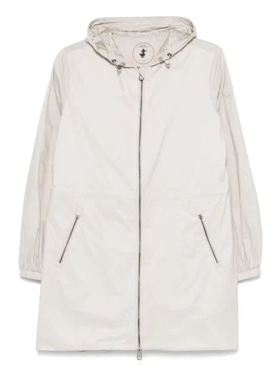 SAVE THE DUCK PARKA IN GREY WITH HOOD