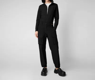 Save The Duck Pear Hooded Jacket In Black