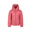 Save The Duck Pink Down Jacket For Girl With Logo In Pink