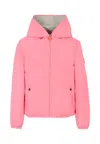 Save The Duck Pink Jules Windbreaker For Girl With Logo In Pink