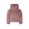 Shop Save The Duck Pink Reversible Faux Fur For Girl