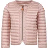 Save The Duck Pink Vela Down Jacket For Girl With Iconic Logo In Pink