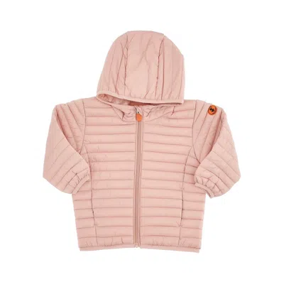 Save The Duck Girls' Lily Hooded Puffer Jacket - Little Kid, Big Kid In Pink