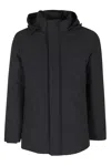 Save The Duck Pteris Feather Hooded Parka In Black