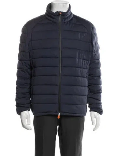 Pre-owned Save The Duck Puffer Coat In Blue