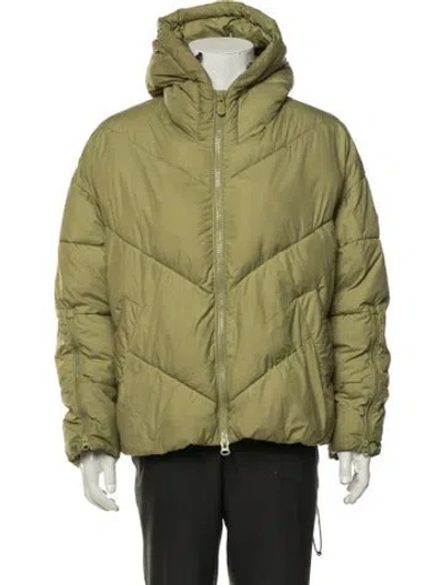 Pre-owned Save The Duck Puffer Coat In Green