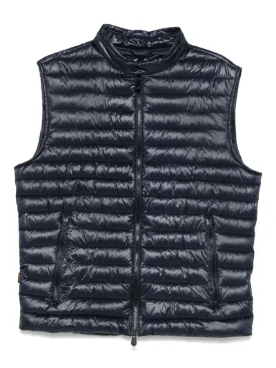 Save The Duck Quilted Blue 'varny' Vest