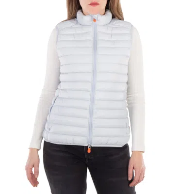 Save The Duck Quilted Charlotte Puffer Vest In Blue