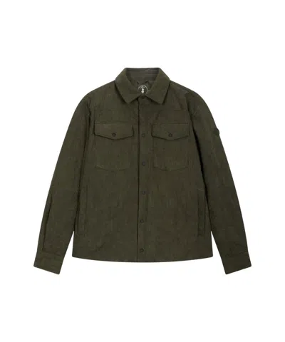 Save The Duck Quilted Corduroy Jacket With Plumtech Insulation In Green