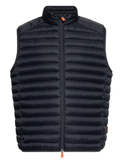 Save The Duck Quilted Gilet In Black