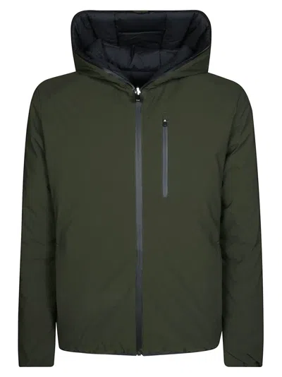 Save The Duck Quilted Green Hooded Jacket