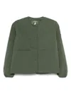 Save The Duck Quilted Green Jacket With Relaxed Silhouette