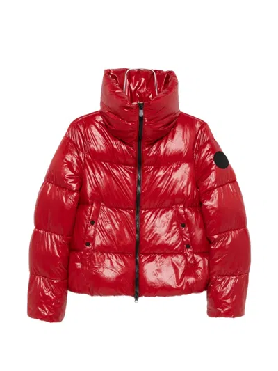 Save The Duck Quilted High-neck Jacket In Multi