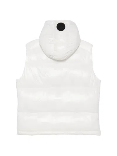Save The Duck Quilted Hooded Jacket In White