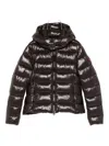 Save The Duck Quilted Jacket With Hood And Cropped Fit In Black