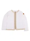 Save The Duck Quilted Logo-patch Jacket In White