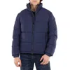 Save The Duck Quilted Long Sleeve Padded Jacket In Blue