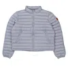 Save The Duck Quilted Long Sleeve Padded Jacket In Grey