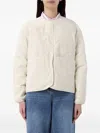 Save The Duck Quilted Loop Jacket In Brown