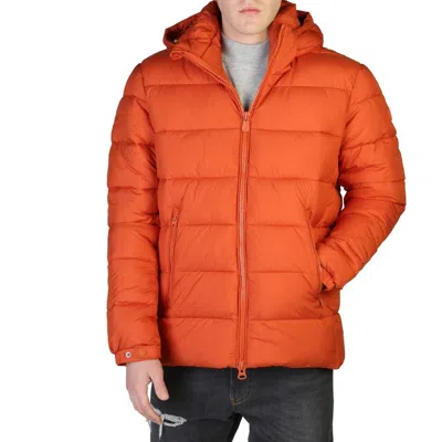 Save The Duck Quilted Nylon Down Jacket In Orange