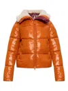 Save The Duck Quilted Padded Jacket In Orange