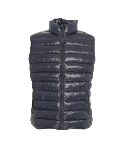SAVE THE DUCK QUILTED VEST WITH PLUMTECH PADDING AND HIGH COLLAR