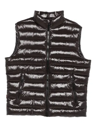 SAVE THE DUCK QUILTED ZIP-FRONT WAISTCOAT