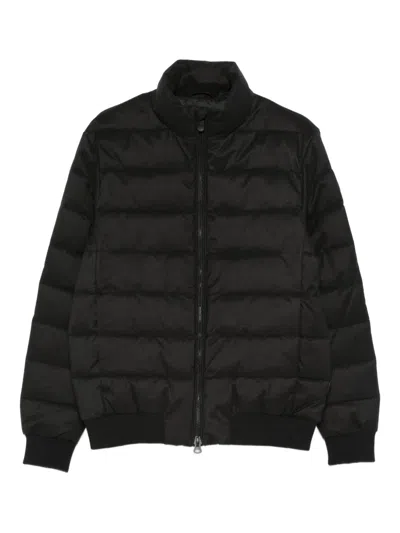 Save The Duck Herbie Puffer Jacket In Flannel-textured Fabric Clothing In Black