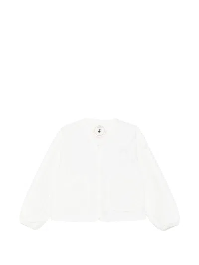 Save The Duck Quilted-pattern Jacket In White