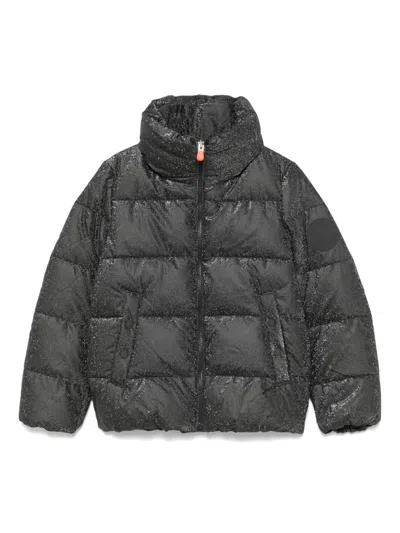 Save The Duck Kids' Quily Puffer Jacket In Grey