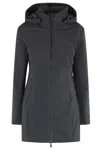 Save The Duck Rachel Hooded Parka In Black