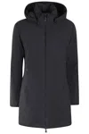 Save The Duck Rachel Long Padded Jacket In Black