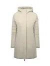 Save The Duck Adjustable Removable Hood Coat In Neutral