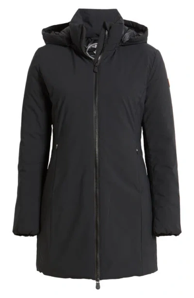 Save The Duck Rachel Hooded Jacket In Black