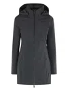 Save The Duck Rachel Hooded Parka In Black