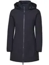 Save The Duck Rachel Parka Coat In Black
