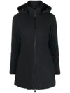 Save The Duck Rachel Parka Coat In Schwarz