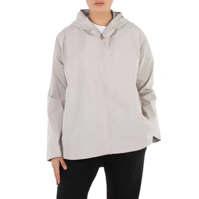 Save The Duck Rainy Beige Dawa Hood Windbreaker Jacket In White