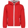 SAVE THE DUCK RED NOEL WINDBREAKER FOR BOY WITH LOGO