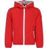 Save The Duck Red Noel Windbreaker For Boy With Logo In Red
