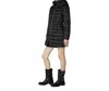 Save The Duck Reese Hooded Puffer Coat In Black In Black