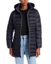Save The Duck Reese Hooded Puffer Jacket In Blue